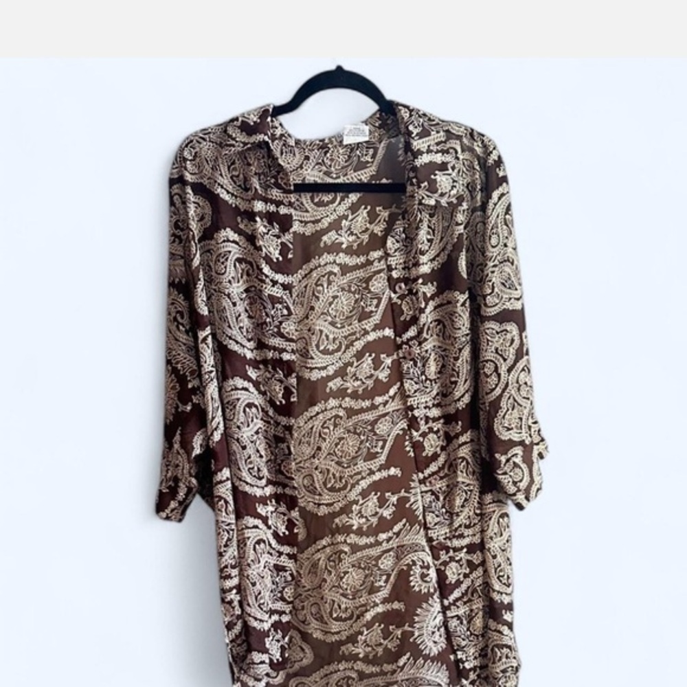 Sheer Vintage Button Up